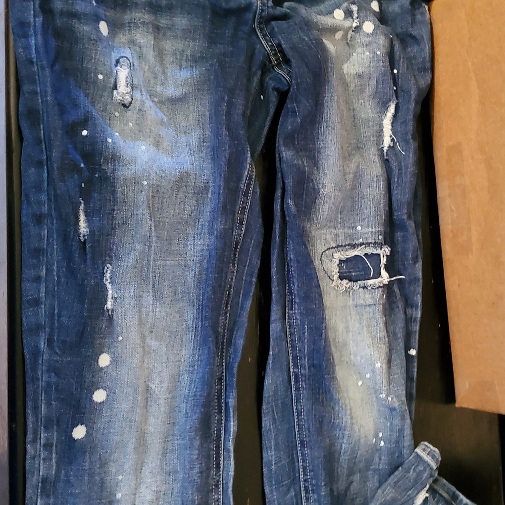 Distressed Blue Jeans for Women